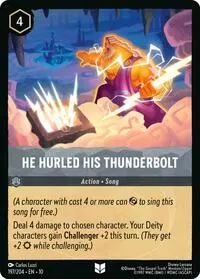 He Hurled His Thunderbolt (Whispers in the Well)