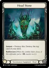 Head Stone (High Seas) — Flesh & Blood TCG Card Value
