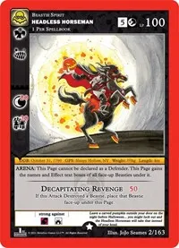Headless Horseman (Nightfall: First Edition) — MetaZoo Card Value