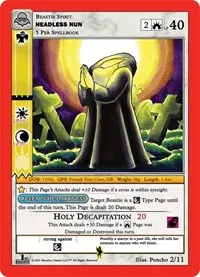 Headless Nun (Nightfall: First Edition Tribal Theme Decks)