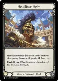 Headliner Helm (Heavy Hitters) — Flesh & Blood TCG Card Value