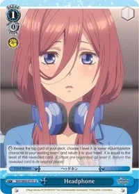 Headphone (The Quintessential Quintuplets) — Weiss Schwarz Card Value