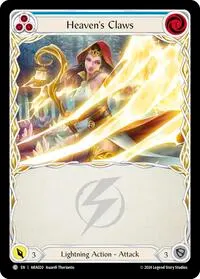 Heavens Claws Blue (Blitz Deck: Rosetta - Aurora)
