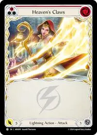 Heavens Claws Red (Blitz Deck: Rosetta - Aurora)