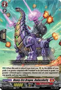 Heavy fire Dragon Badacohefty (DZ-BT11: Symphony of Might & Bloom)