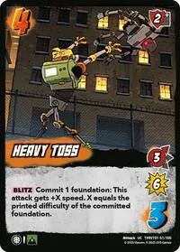 Heavy Toss (Teenage Mutant Ninja Turtles) — UniVersus Card Value