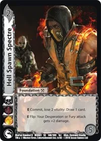 Hell Spawn Spectre (Mortal Kombat X) — UniVersus Card Value