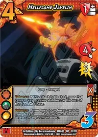Hellflame Javelin (UniVersus: My Hero Academia: Crimson Rampage)