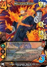 Hellflame Stomp XR (UniVersus: My Hero Academia: Heroes Clash) — UniVersus Card Value