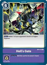 Hells Gate (Great Legend) — Digimon Card Game Card Value