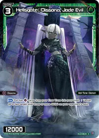 Hellsgate Dissona Jade Evil Parallel Foil (Concord Diva)