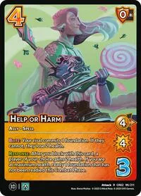 Help or Harm (Critical Role: Heroes of Exandria) — UniVersus Card Value