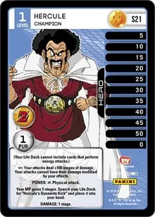 Hercule Champion Rainbow Parallel Foil (Panini: Awakening)