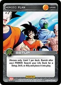 Heroic Plan (Panini: Set 1) — Dragon Ball Z TCG Card Value