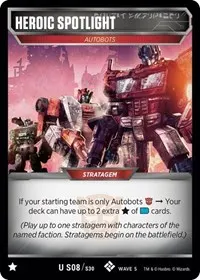 Heroic Spotlight (Titan Masters Attack)