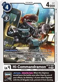 Hi Commandramon (Blast Ace Pre-Release Cards)