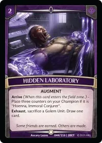 Hidden Laboratory (Betrayal)