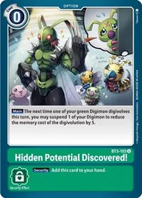 Hidden Potential Discovered (Release Special Booster 1.5) — Digimon Card Game Card Value