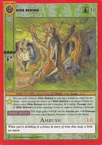 Hide Behind (Cryptid Nation: Second Edition) — MetaZoo Card Value