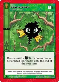Hiding in Thickets (Wilderness: First Edition)