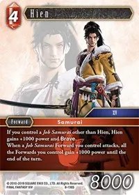 Hien (Opus VIII) — Final Fantasy TCG Card Value