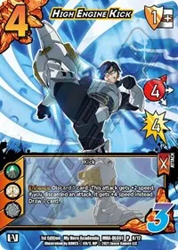 High Engine Kick (UniVersus: My Hero Academia DLC) — UniVersus Card Value