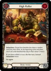 High Roller Blue (Historic Pack 1 Blitz Deck: Rhinar) — Flesh & Blood TCG Card Value
