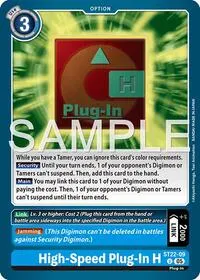 High Speed Plug In H (Starter Deck 22: Amethyst Mandala Advanced Deck Set)