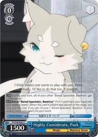 Highly Considerate Puck (Re:ZERO Memory Snow)