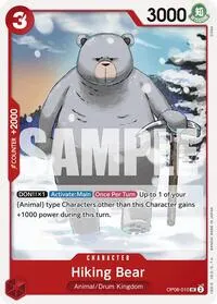 Hiking Bear (Two Legends)
