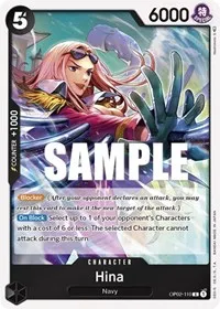 Hina (Paramount War) — One Piece Card Game Card Value