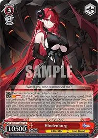 Hindenburg (Azur Lane Vol. 2) — Weiss Schwarz Card Value