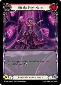 Hit the High Notes Red (Blitz Deck: Rosetta - Aurora)
