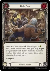 hold em blue (Blitz Deck: Heavy Hitters - Olympia) — Flesh & Blood TCG Card Value