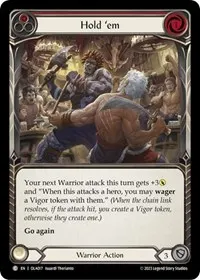 hold em red (Blitz Deck: Heavy Hitters - Olympia)