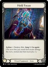Hold Focus (Blitz Deck: Rosetta - Verdance) — Flesh & Blood TCG Card Value