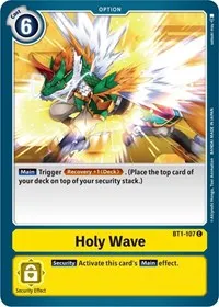 Holy Wave (Release Special Booster 1.5) — Digimon Card Game Card Value