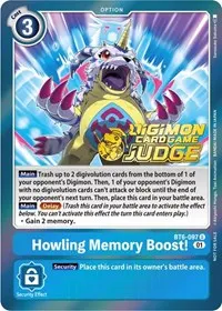 Howling Memory Boost Judge Pack 3 (Double Diamond)