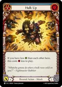 Hulk Up Blue (Compendium of Rathe) — Flesh & Blood TCG Card Value