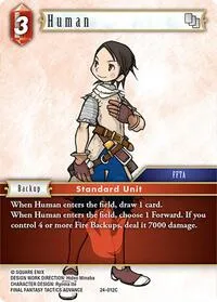 Human (Hidden Legends) — Final Fantasy TCG Card Value