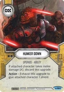 Hunker Down (Awakenings) — Star Wars Destiny Card Value