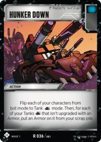 Hunker Down (Wave 1) — Transformers TCG Card Value
