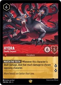 Hydra Deadly Serpent (Into the Inklands) — Lorcana TCG Card Value