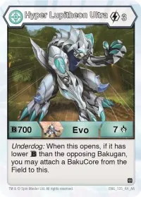 Hyper Lupitheon Ultra 125 (Age of Aurelus) — Bakugan TCG Card Value