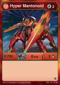 Hyper Mantonoid 142 (Resurgence) — Bakugan TCG Card Value