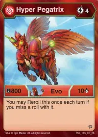 Hyper Pegatrix 143 (Resurgence) — Bakugan TCG Card Value