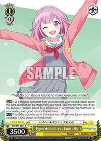 HyperPositive Emu Otori (HATSUNE MIKU: COLORFUL STAGE!) — Weiss Schwarz Card Value