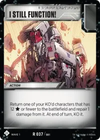 I Still Function (Wave 1)