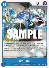 Ice Oni (Kingdoms of Intrigue Pre-Release Cards)