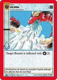 Ice Spell (Cryptid Nation: First Edition)